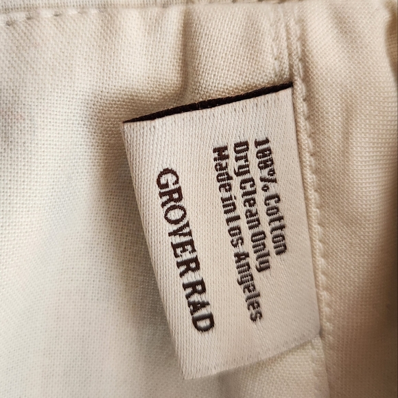 Grover Rad LA sustainable Maison Cleo level bespoke pinstriped corset top xxs - Picture 10 of 10